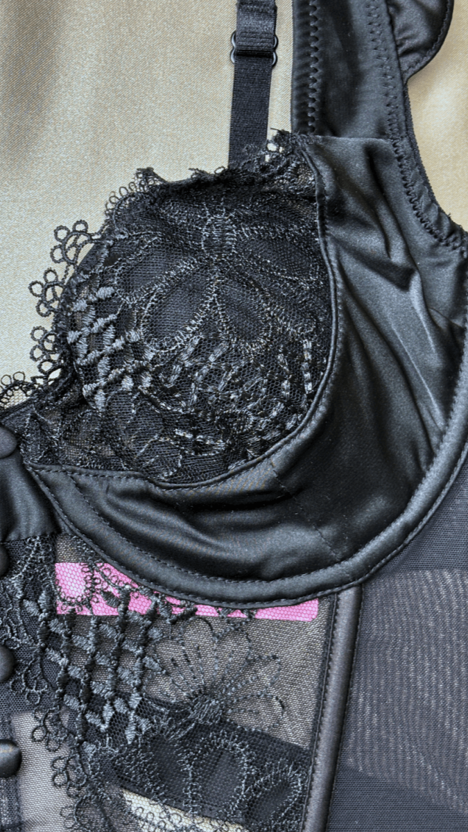Cecile Black Bustier - TRÈS FOU OR SOMETHING