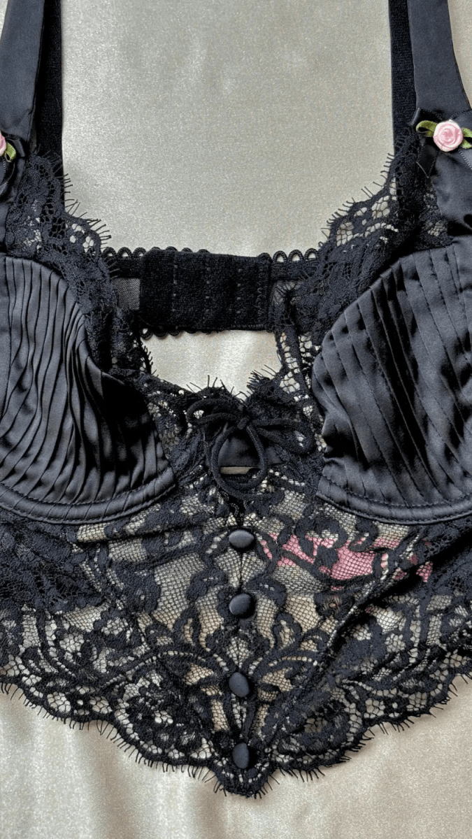 Celine Black Bralette - TRÈS FOU OR SOMETHING