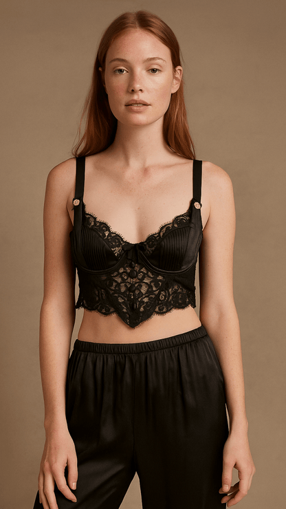 Celine Black Bralette - CHAMBRE 535
