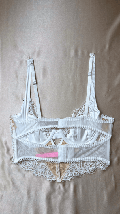 Celine White Bralette - TRÈS FOU OR SOMETHING