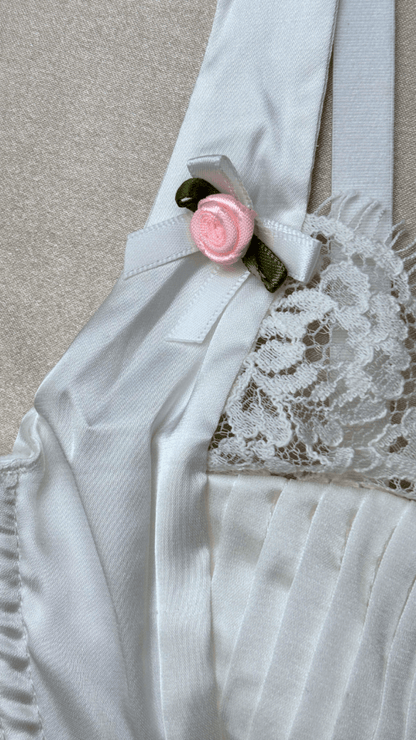Celine White Bralette - TRÈS FOU OR SOMETHING