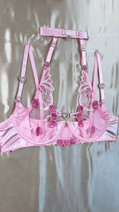 Cherry Bomb Heart Bra - TRÈS FOU OR SOMETHING
