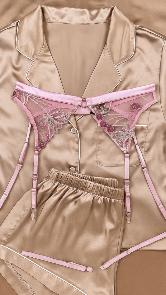 Cherry Bomb Heart Garter - CHAMBRE 535