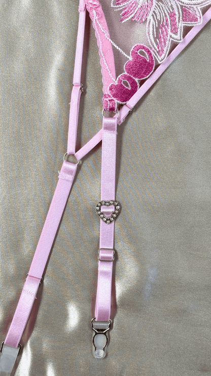 Cherry Bomb Heart Garter - TRÈS FOU OR SOMETHING