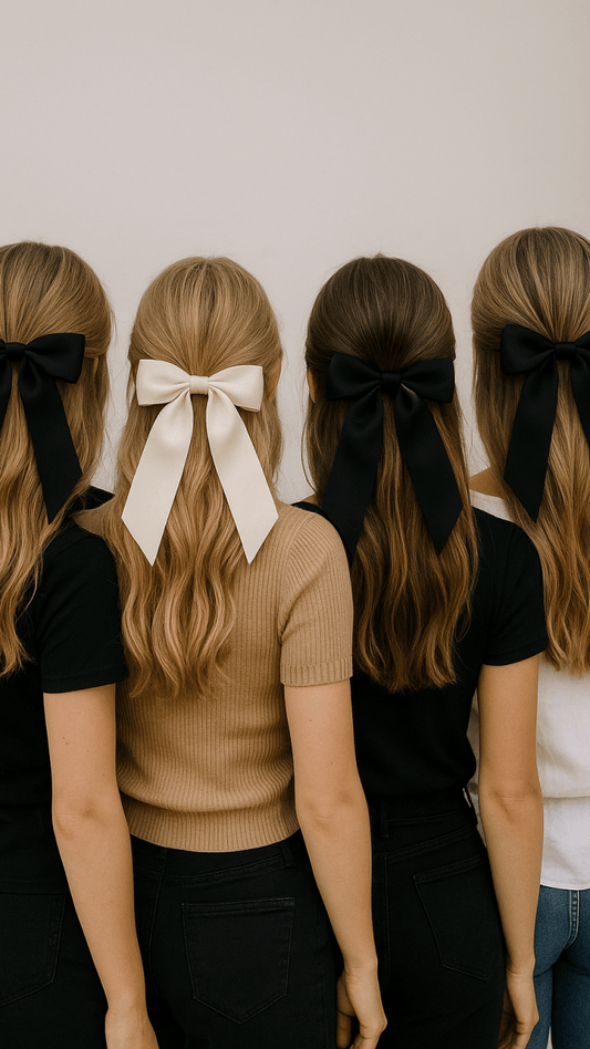 Double Bow Hair Clip - TRÈS FOU OR SOMETHING