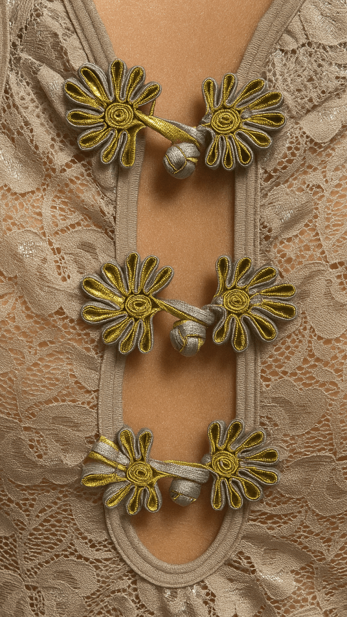 Dragon Pearl Lace Backless Bodysuit Dress - CHAMBRE 535