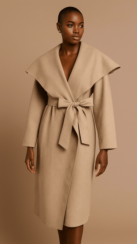 Ecru Influence Coat Top - CHAMBRE 535