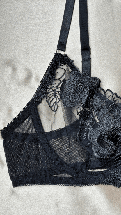 Eden Black Bra - TRÈS FOU OR SOMETHING