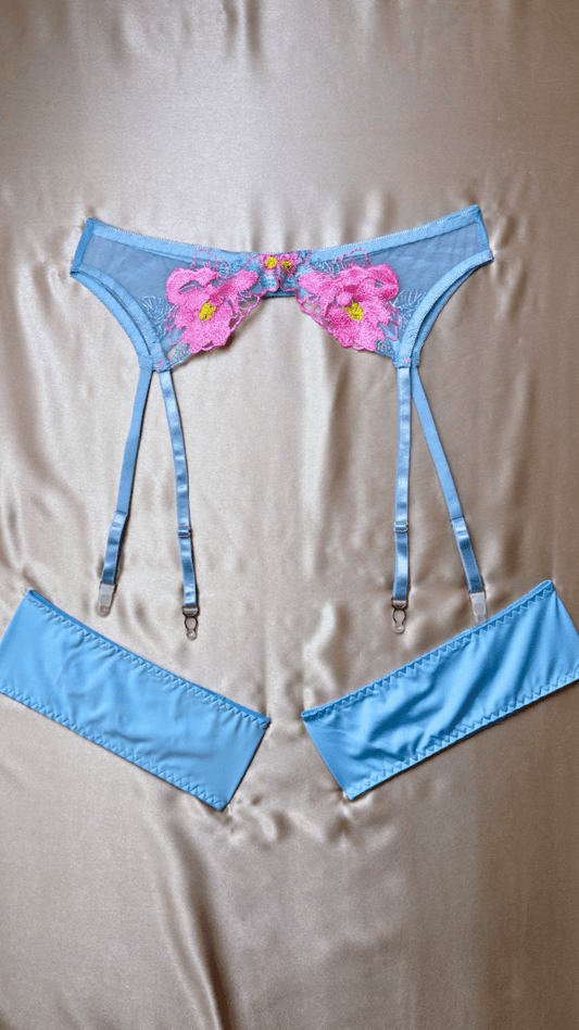 Eden Light Blue Garter - TRÈS FOU OR SOMETHING