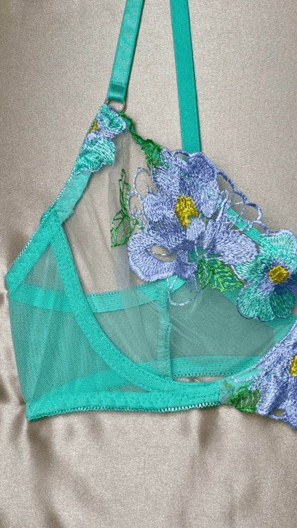 Eden Turquoise Bra - TRÈS FOU OR SOMETHING