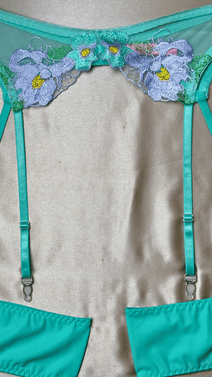 Eden Turquoise Garter - TRÈS FOU OR SOMETHING