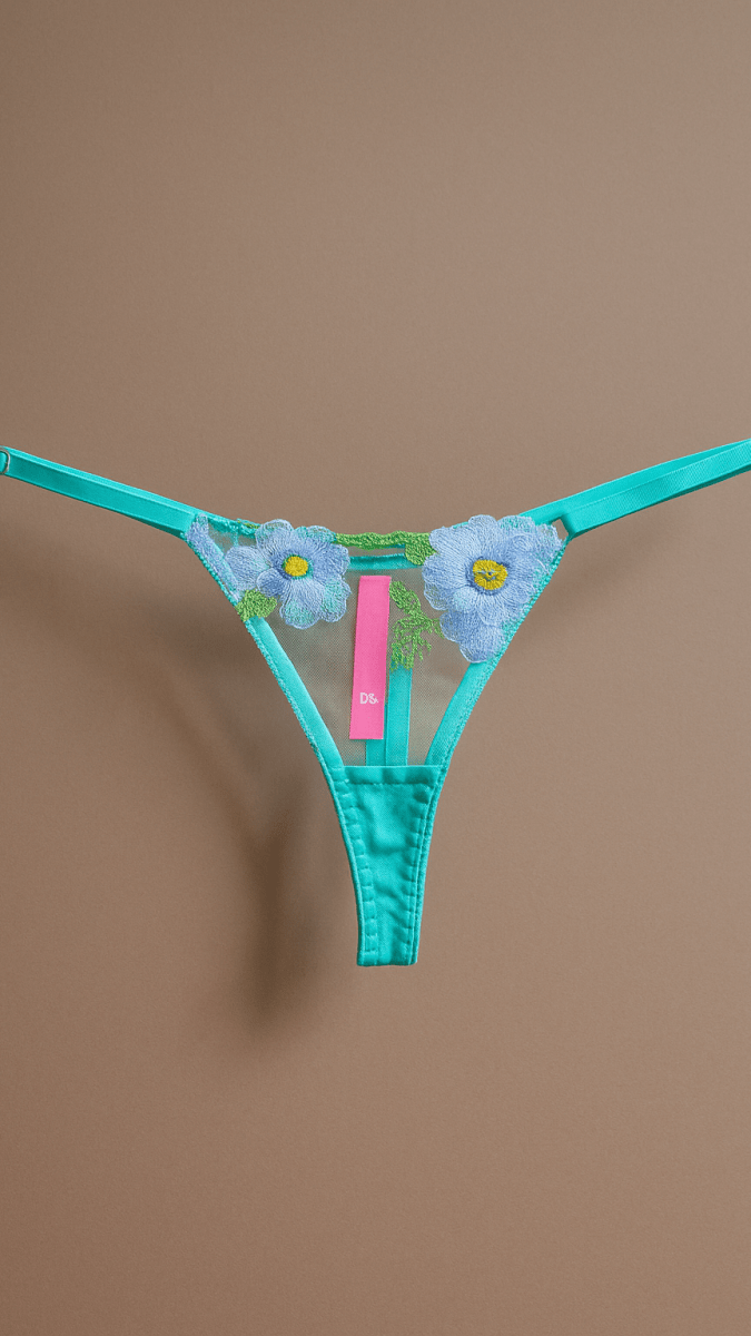 Eden Turquoise Panty - CHAMBRE 535