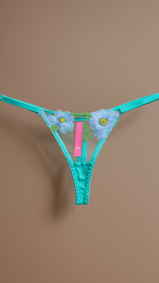 Eden Turquoise Panty - CHAMBRE 535
