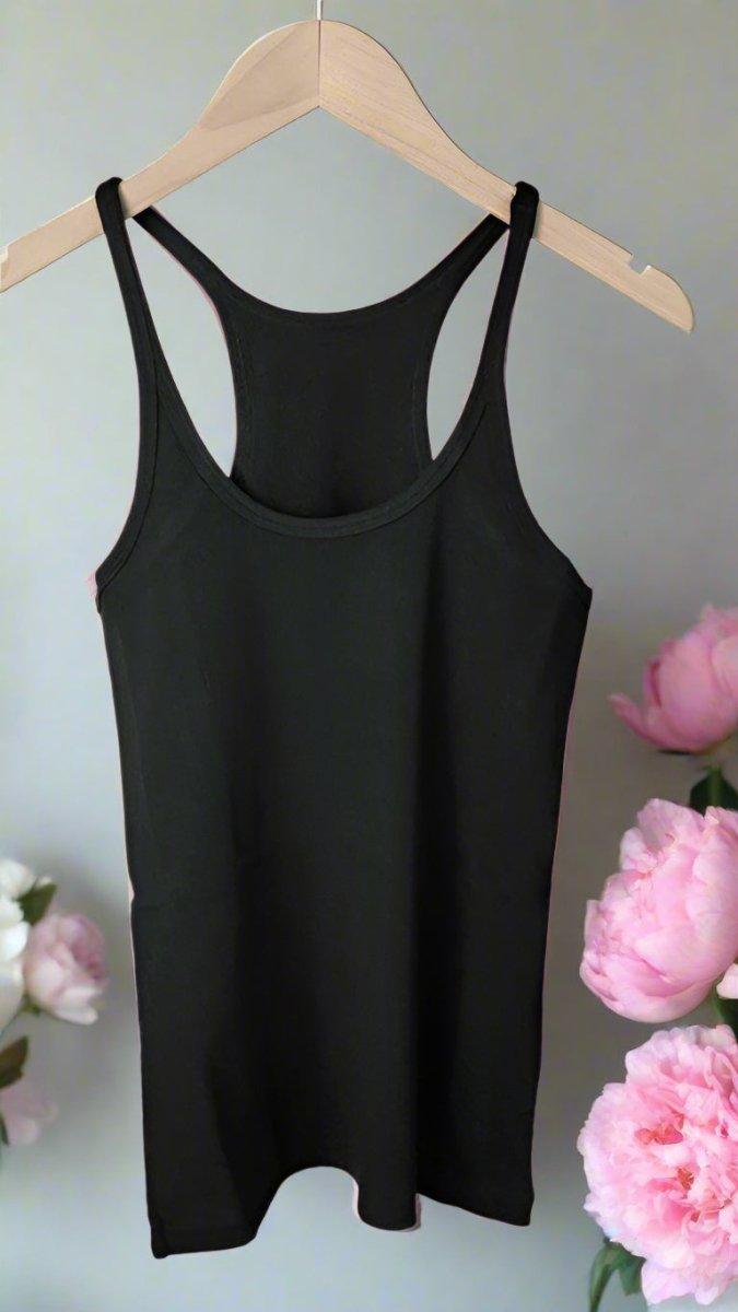 Elevated Black Tank Top - TRÈS FOU OR SOMETHING