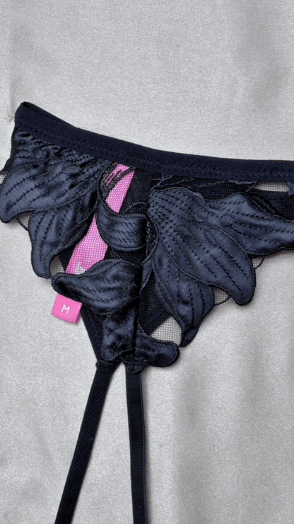 Eloise Black Garter - TRÈS FOU OR SOMETHING