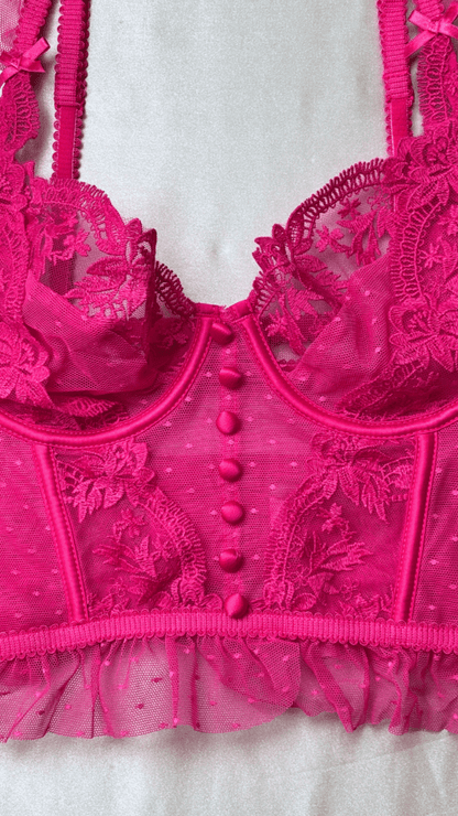 Emilie Pink Bustier - TRÈS FOU OR SOMETHING