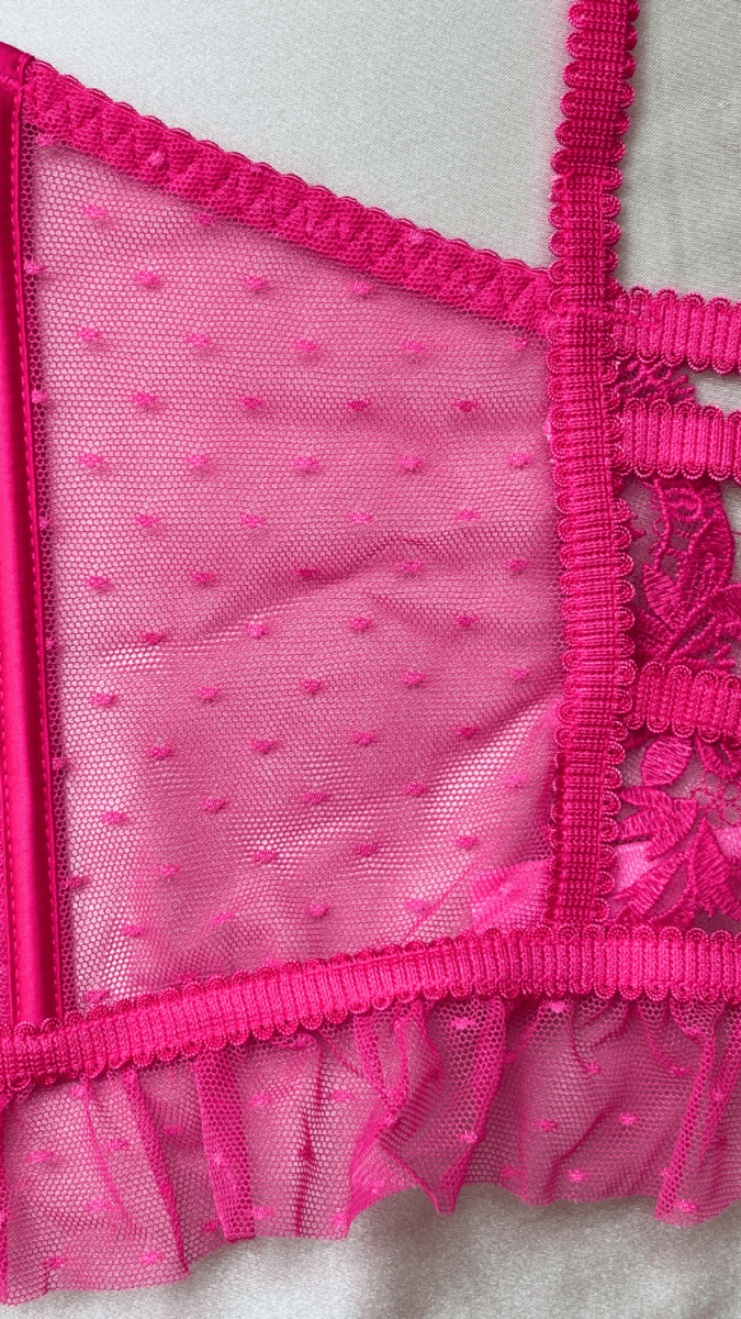 Emilie Pink Bustier - TRÈS FOU OR SOMETHING