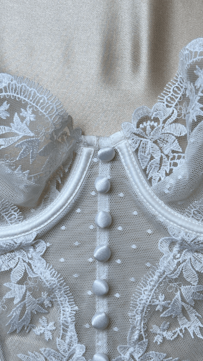 Emilie White Bustier - TRÈS FOU OR SOMETHING