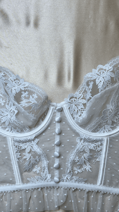 Emilie White Bustier - TRÈS FOU OR SOMETHING