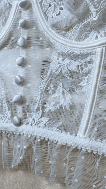 Emilie White Bustier - TRÈS FOU OR SOMETHING