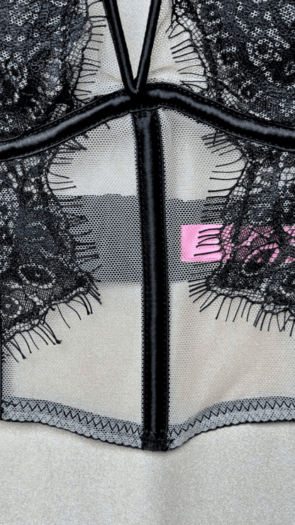 Eva Black Bustier - TRÈS FOU OR SOMETHING