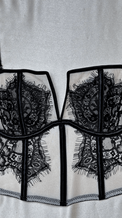 Eva Black Bustier - TRÈS FOU OR SOMETHING