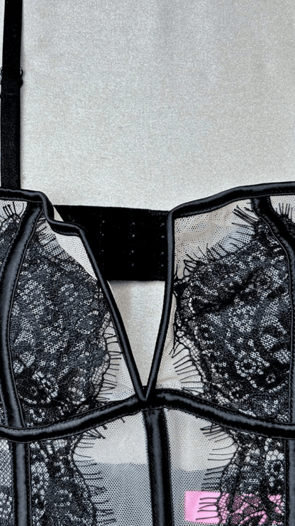Eva Black Bustier - TRÈS FOU OR SOMETHING