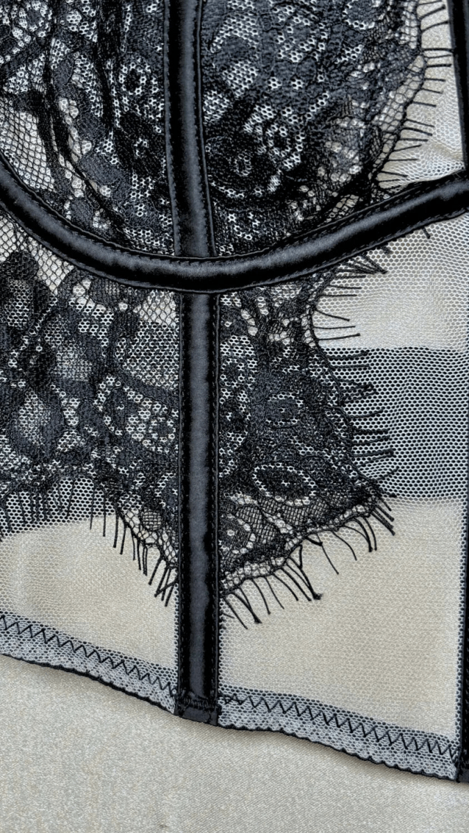 Eva Black Bustier - TRÈS FOU OR SOMETHING