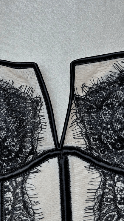 Eva Black Bustier - TRÈS FOU OR SOMETHING