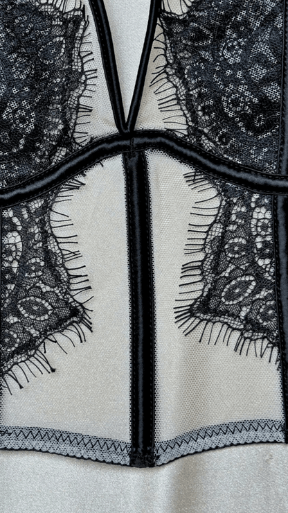Eva Black Bustier - TRÈS FOU OR SOMETHING