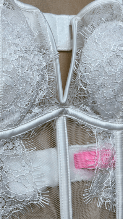 Eva White Bustier - TRÈS FOU OR SOMETHING