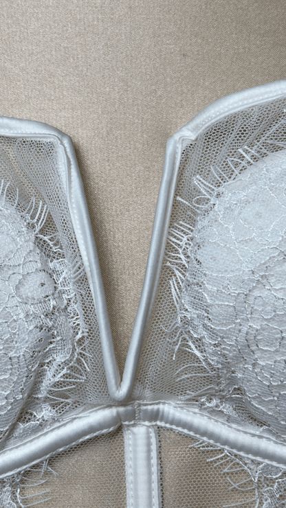 Eva White Bustier - TRÈS FOU OR SOMETHING
