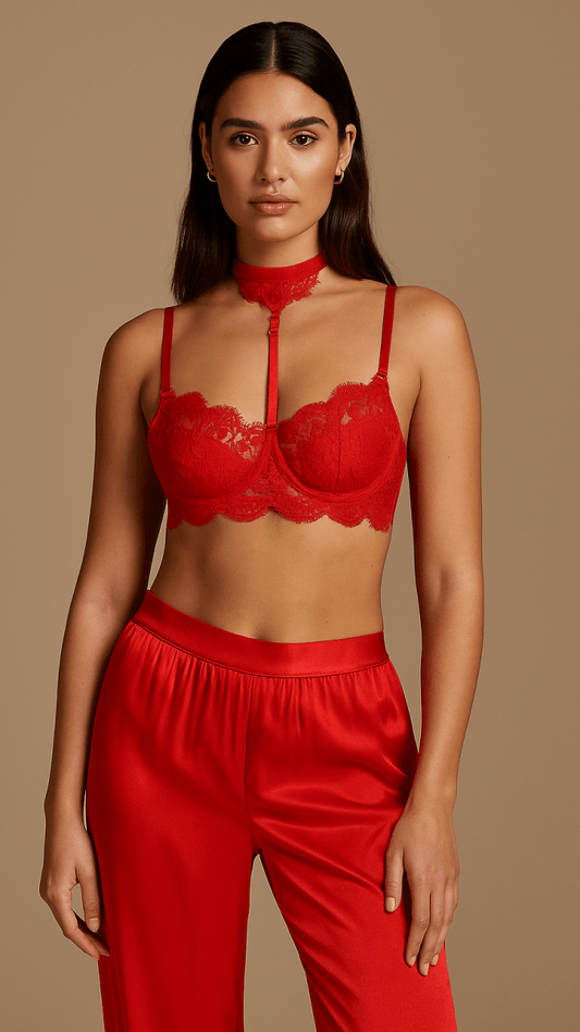 Exquisitely Wrapped in Lace Bra - CHAMBRE 535