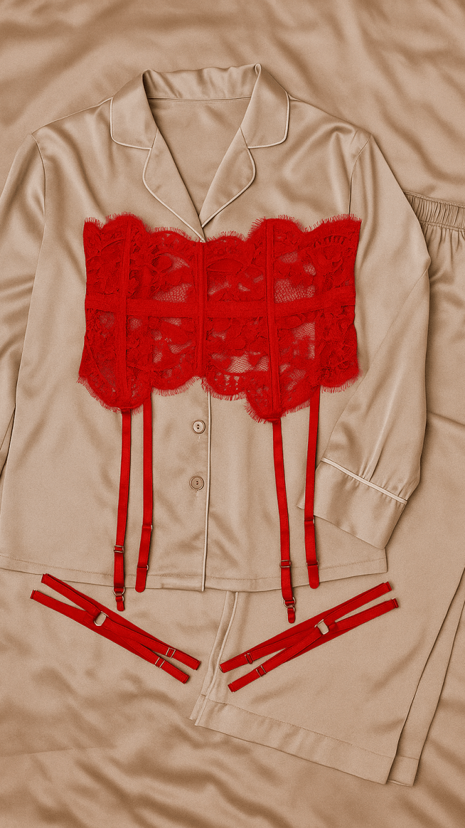 Exquisitely Wrapped in Lace Garter - CHAMBRE 535