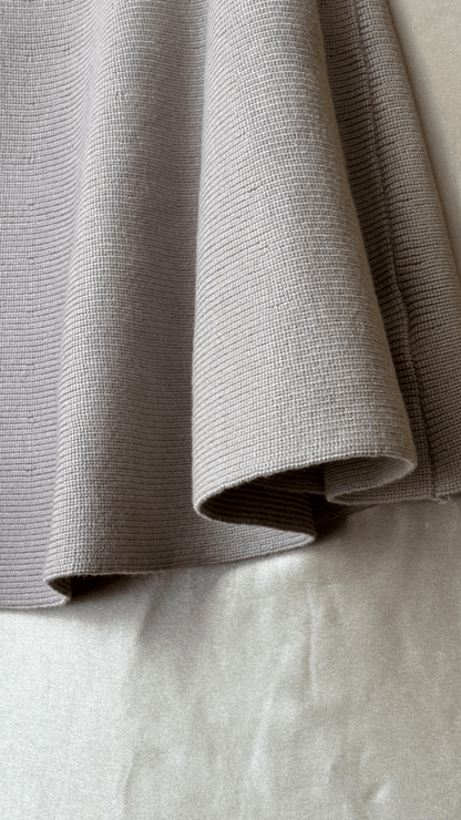 Flared Ruffle Taupe Skirt - TRÈS FOU OR SOMETHING