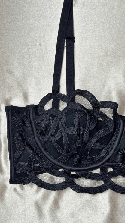 Fleur Black Bra - TRÈS FOU OR SOMETHING