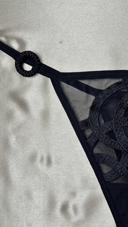 Fleur Black Panty - TRÈS FOU OR SOMETHING