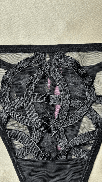 Fleur Black Panty - TRÈS FOU OR SOMETHING
