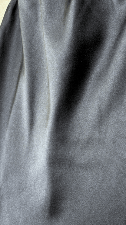 Flowy Satin Black Skirt - TRÈS FOU OR SOMETHING