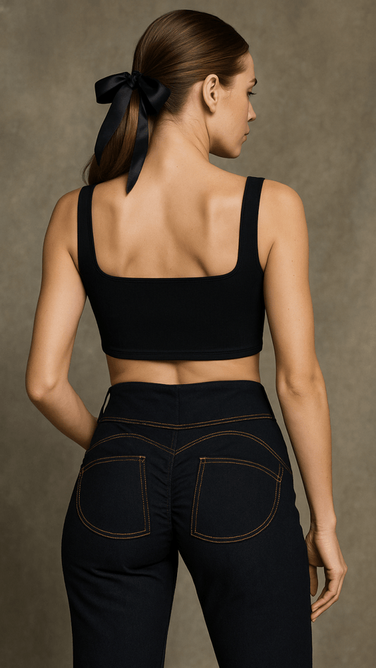 High Rise Butt Enhancer Black Jeggings - TRÈS FOU OR SOMETHING