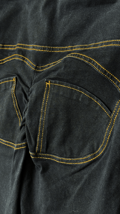 High Rise Butt Enhancer Black Jeggings - TRÈS FOU OR SOMETHING