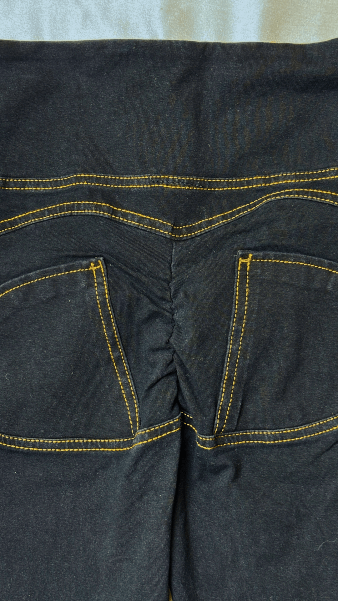 High Rise Butt Enhancer Black Jeggings - TRÈS FOU OR SOMETHING