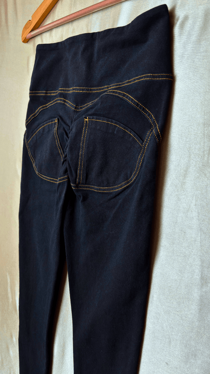 High Rise Butt Enhancer Black Jeggings - TRÈS FOU OR SOMETHING