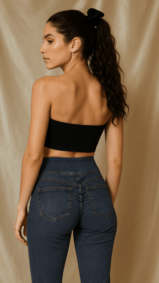 High Rise Butt Enhancer Gray Jeggings - TRÈS FOU OR SOMETHING