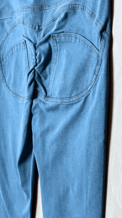 High Rise Butt Enhancer Light Blue Jeggings - TRÈS FOU OR SOMETHING