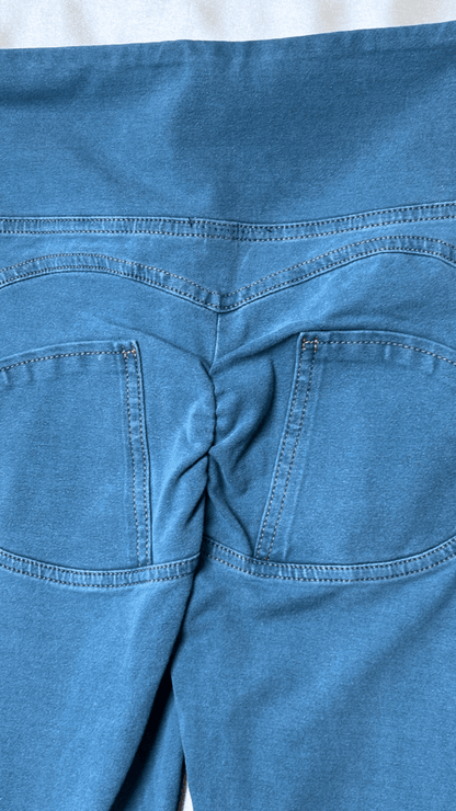 High Rise Butt Enhancer Light Blue Jeggings - TRÈS FOU OR SOMETHING