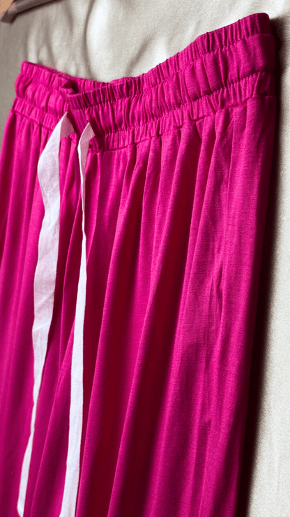In The Moodal Fushia Pajama Trouser - TRÈS FOU OR SOMETHING