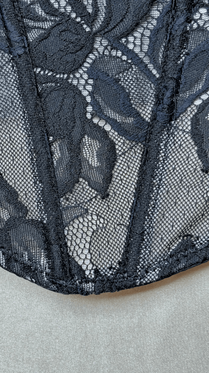 Jolie Black Bustier - TRÈS FOU OR SOMETHING