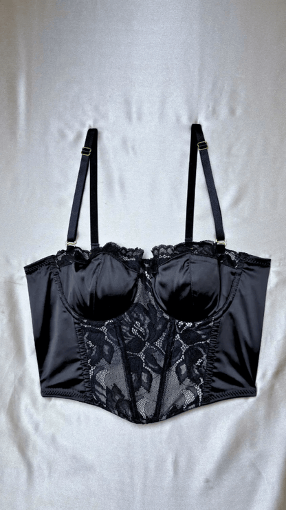 Jolie Black Bustier - TRÈS FOU OR SOMETHING