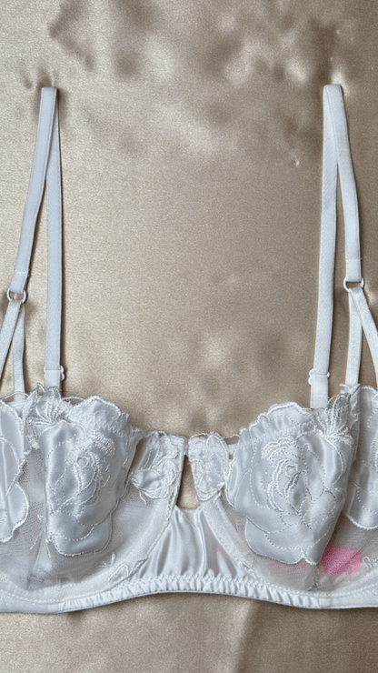Joy White Bra - TRÈS FOU OR SOMETHING